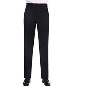 Pierre Loren Black unhemmed Dress pants size 36S 30W BNWT